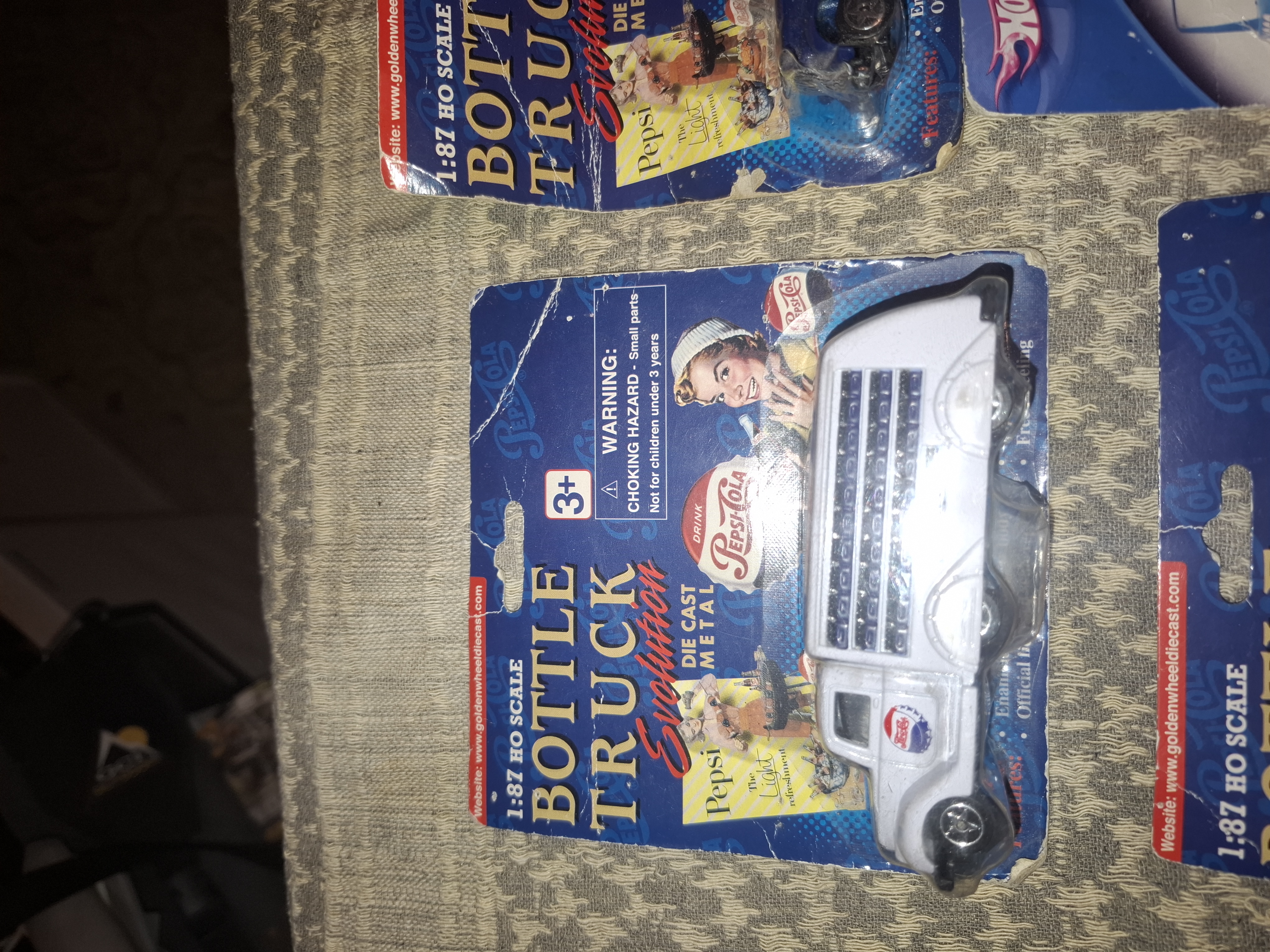 Pepsi cola 1:64 scale die cast trucks and a Hot Wheels Pixar car photo 3