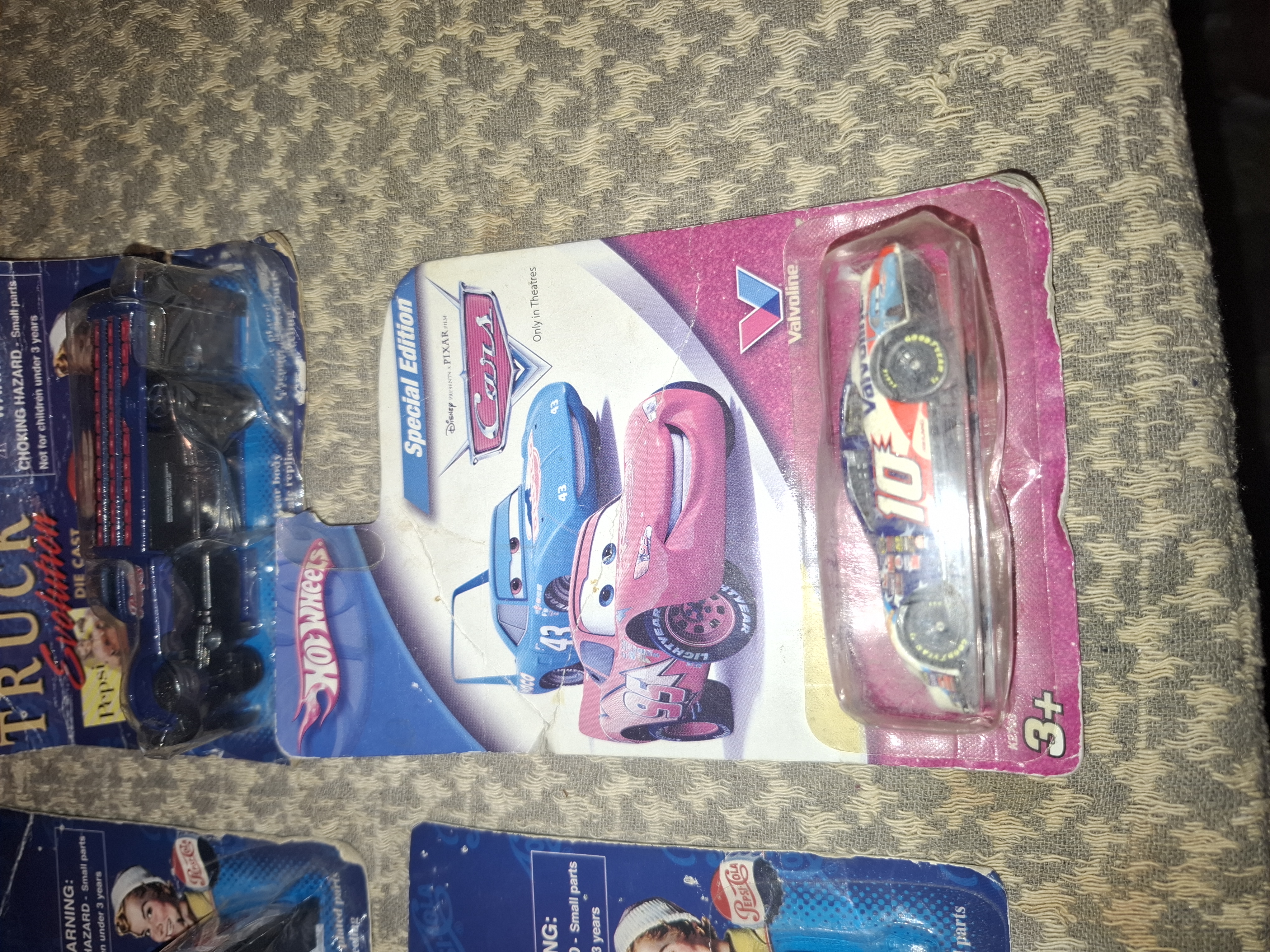 Pepsi cola 1:64 scale die cast trucks and a Hot Wheels Pixar car photo 5
