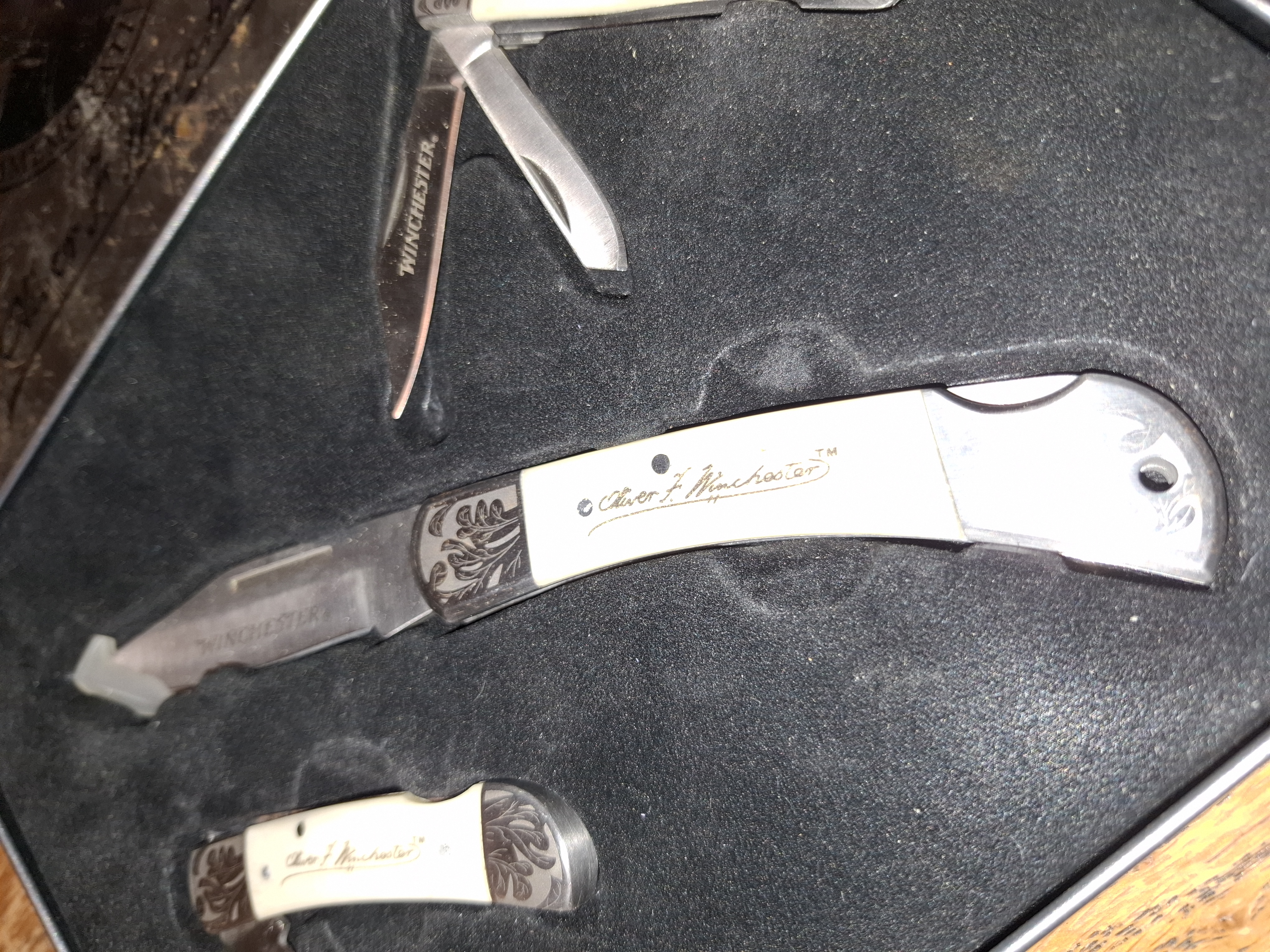 Knife set Winchester 200th Commemortive knife set photo 4