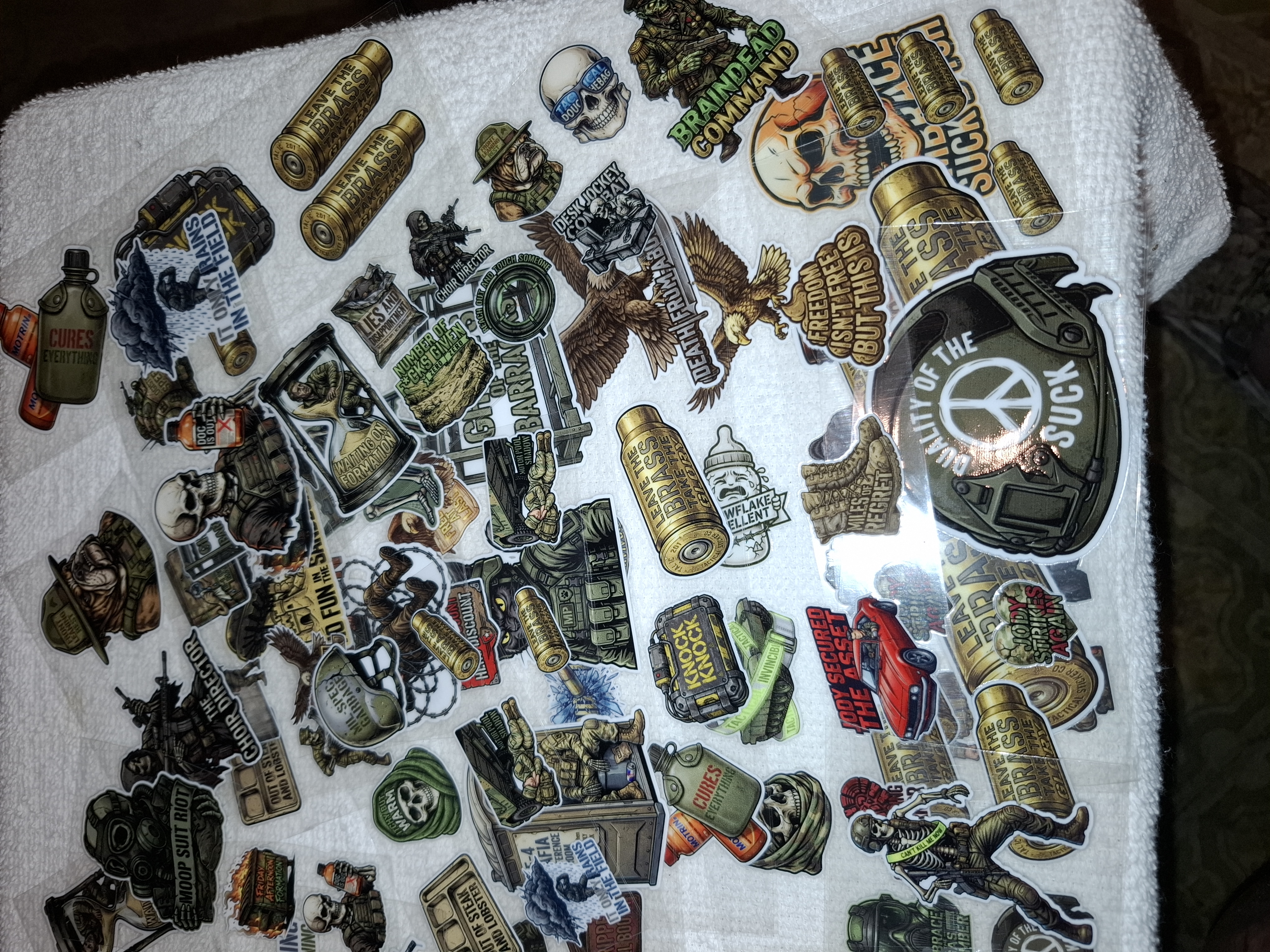 130pc. Tactical stickers decals. Ver cool! photo 3