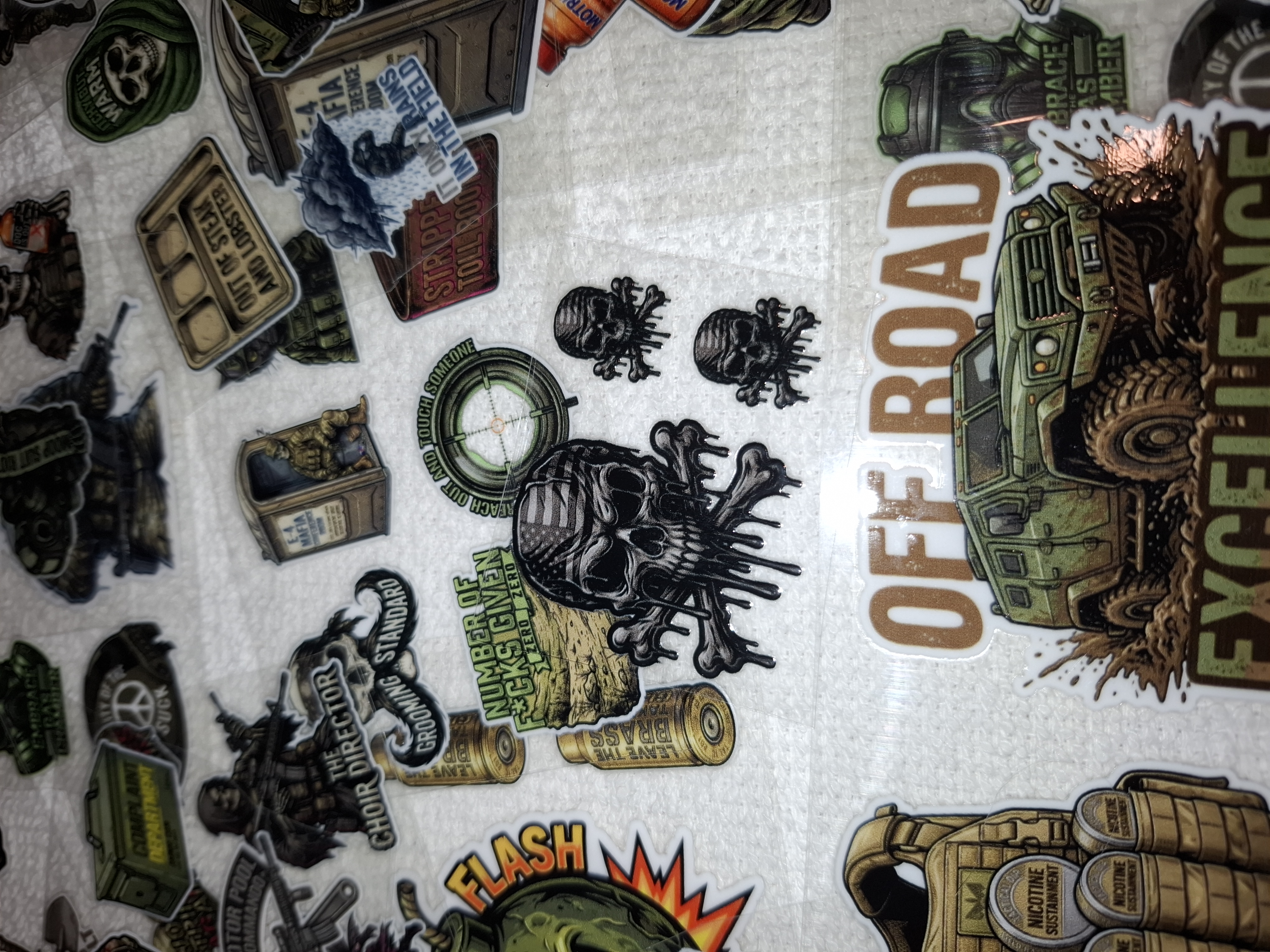 130pc. Tactical stickers decals. Ver cool! photo 4