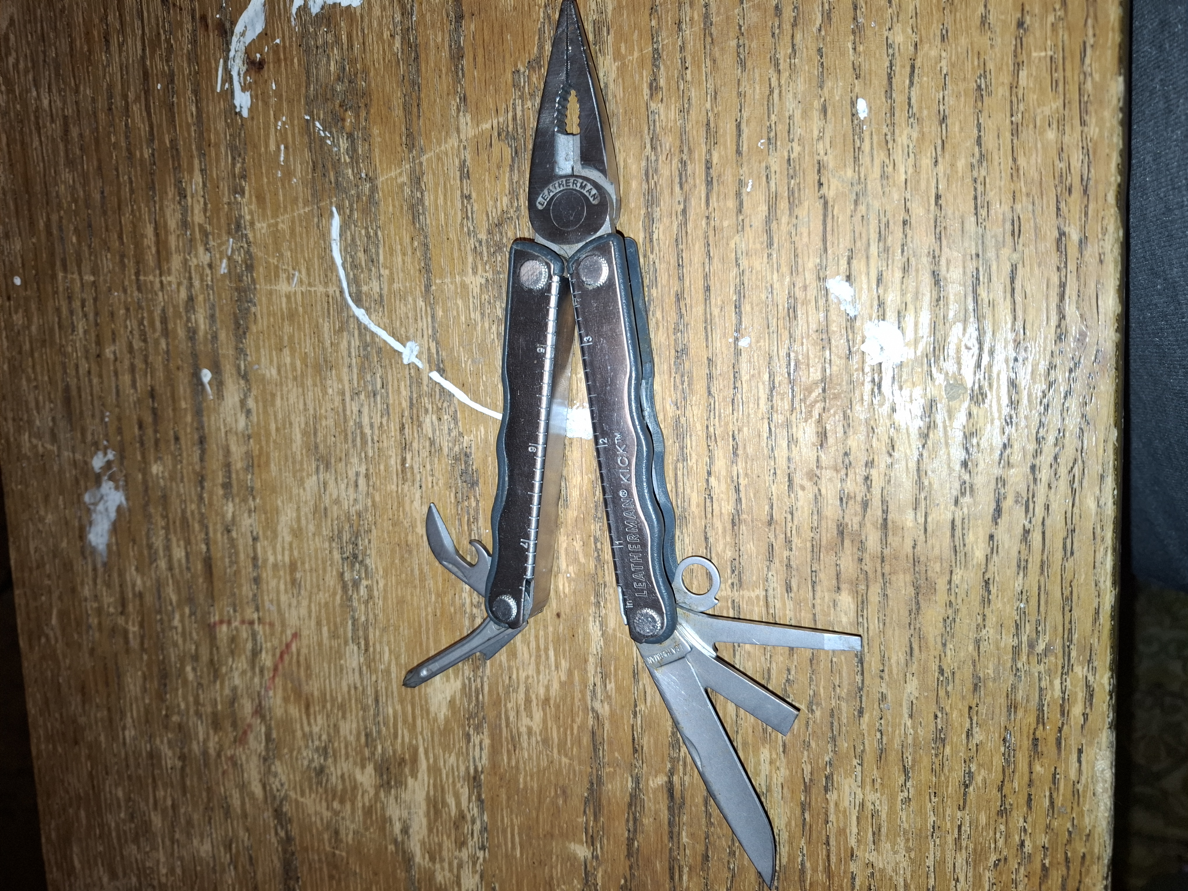 Older Leatherman Kick