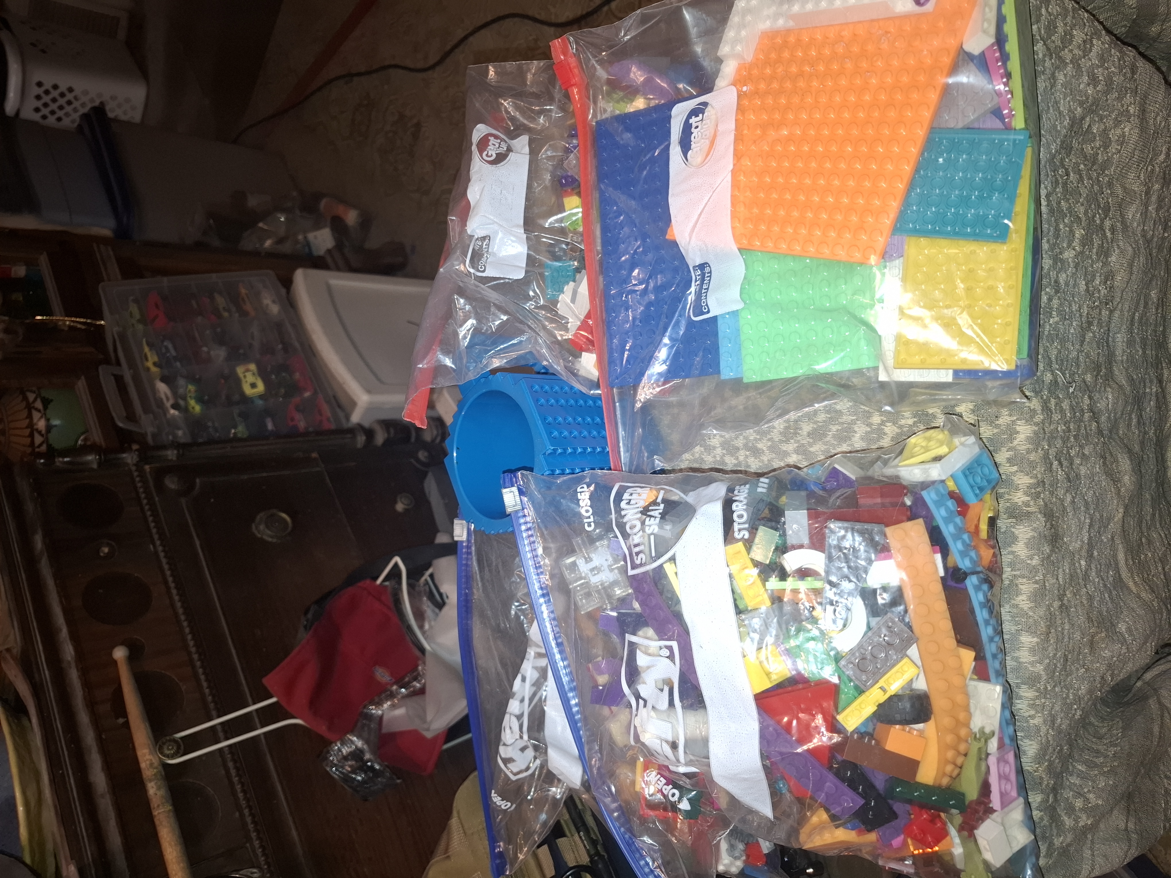 Legos x 4bags and a Lego cup photo 2
